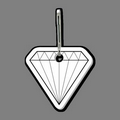 Zippy Pull Clip & Diamond Gem Stone Clip Tag